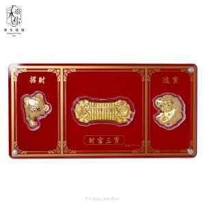 金箔擺件- 財富三寶